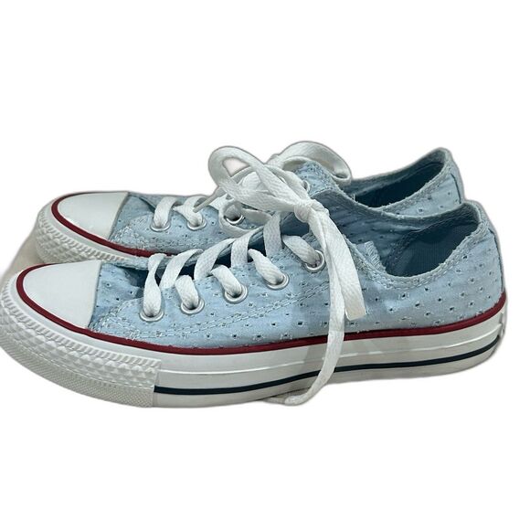 Converse Sneakers Women’s Size 5 Fountain Blue Chuck Taylor All Star Low Top - Picture 4 of 12